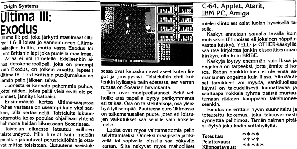 Ultima III: Exodus